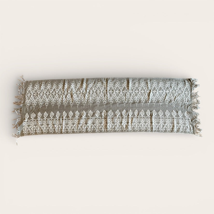 Handwoven Organic Cotton Table Runner from Bali 3