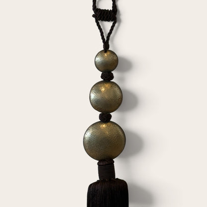 Cactus Silk Moroccan Tassel Chocolate Disc