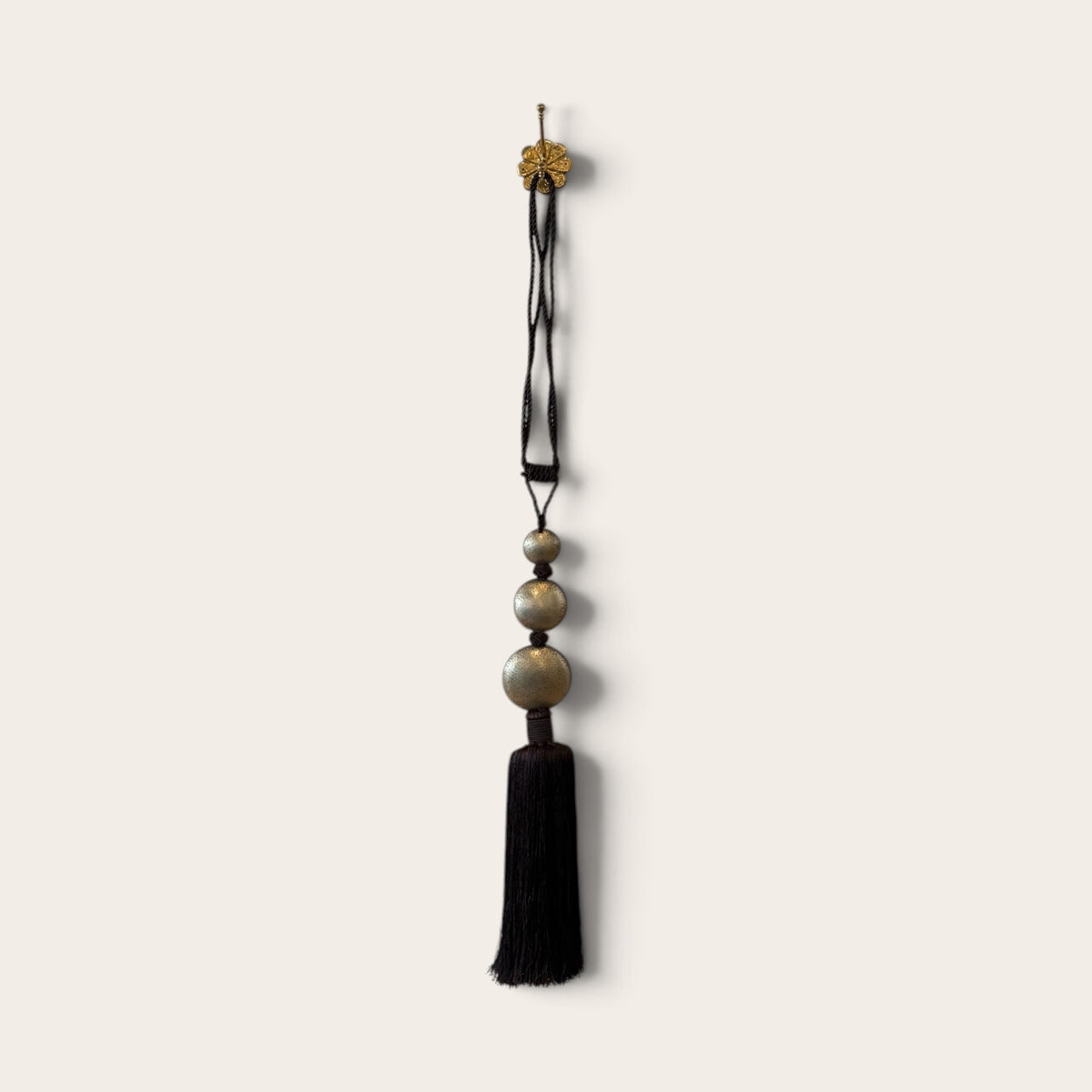 Cactus Silk Moroccan Tassel Chocolate Disc