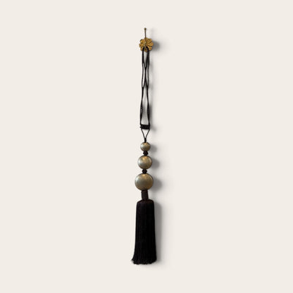 Cactus Silk Moroccan Tassel Chocolate Disc