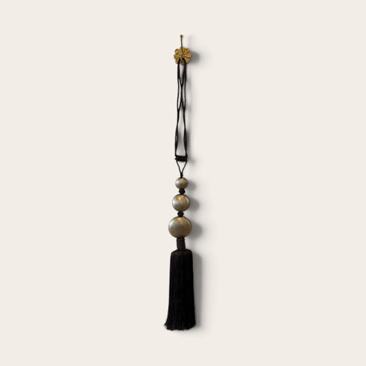 Cactus Silk Moroccan Tassel Chocolate Disc
