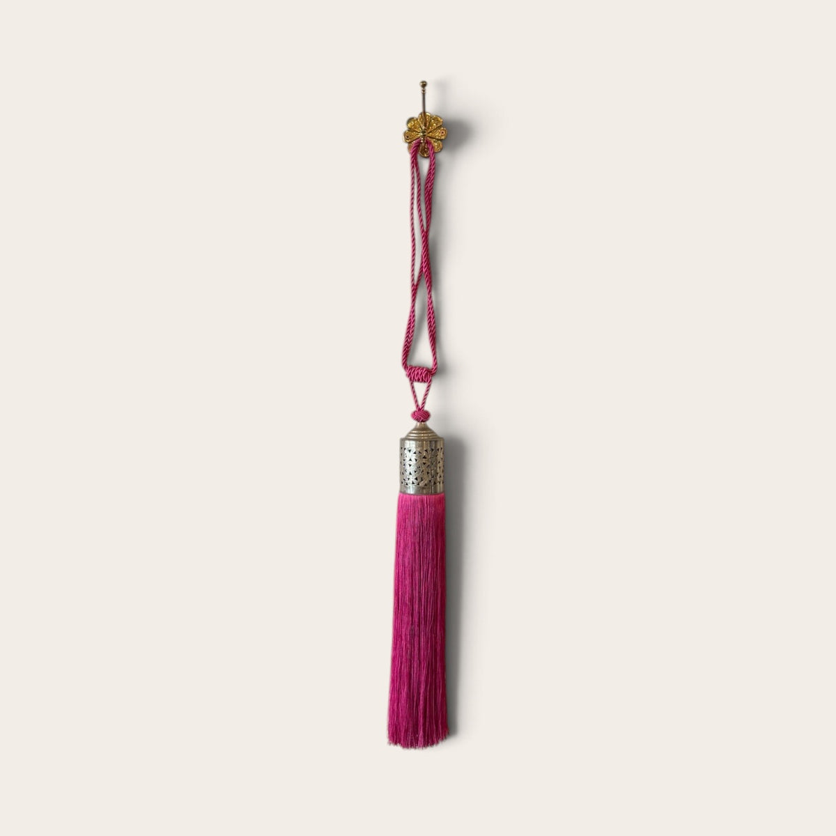 Cactus Silk Moroccan Tassel Fuchsia 2