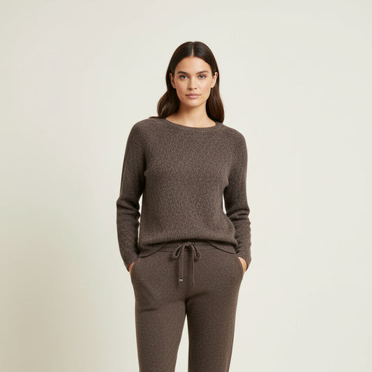 Caroline Cashmere Pointelle Sweater