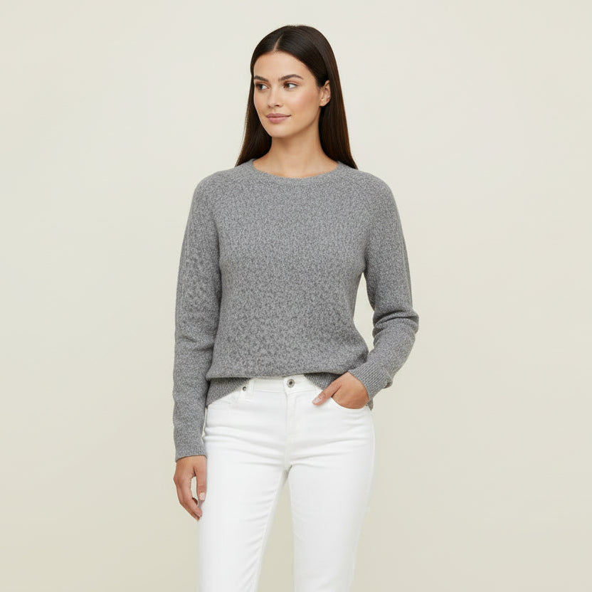 Caroline Cashmere Pointelle Sweater