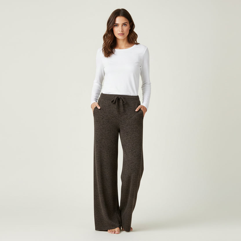 Celine Cashmere Wide Leg Pant