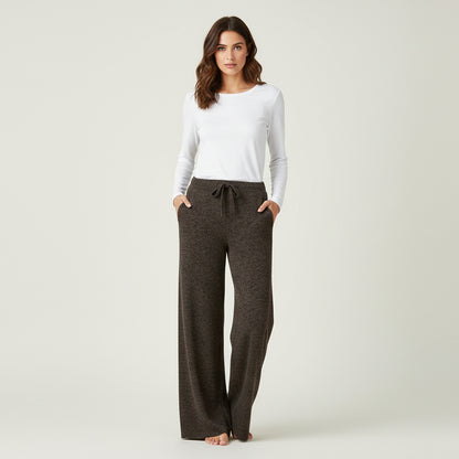 Celine Cashmere Wide Leg Pant