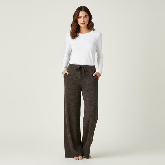 Celine Cashmere Wide Leg Pant