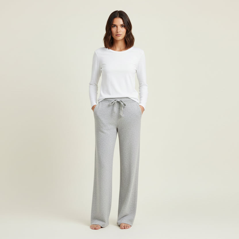 Celine Cashmere Wide Leg Pant