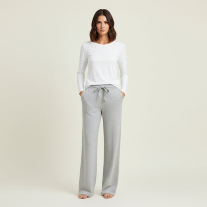 Celine Cashmere Wide Leg Pant