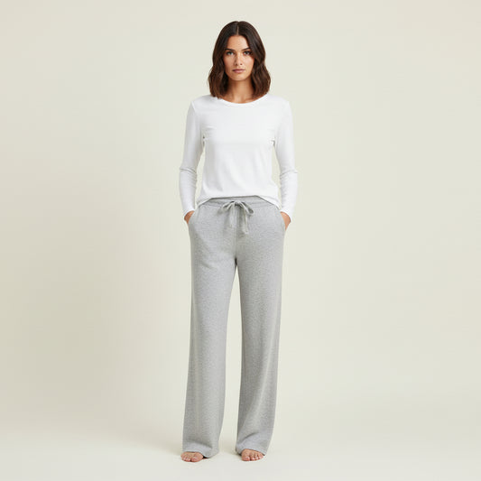 Celine Cashmere Wide Leg Pant