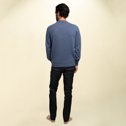 Men’s Italian Renewed Cashmere Crewneck Sweater