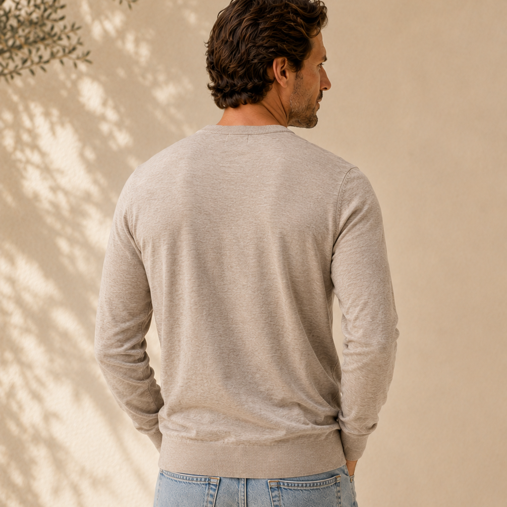 Men’s Italian Renewed Superfine Cashmere Crewneck