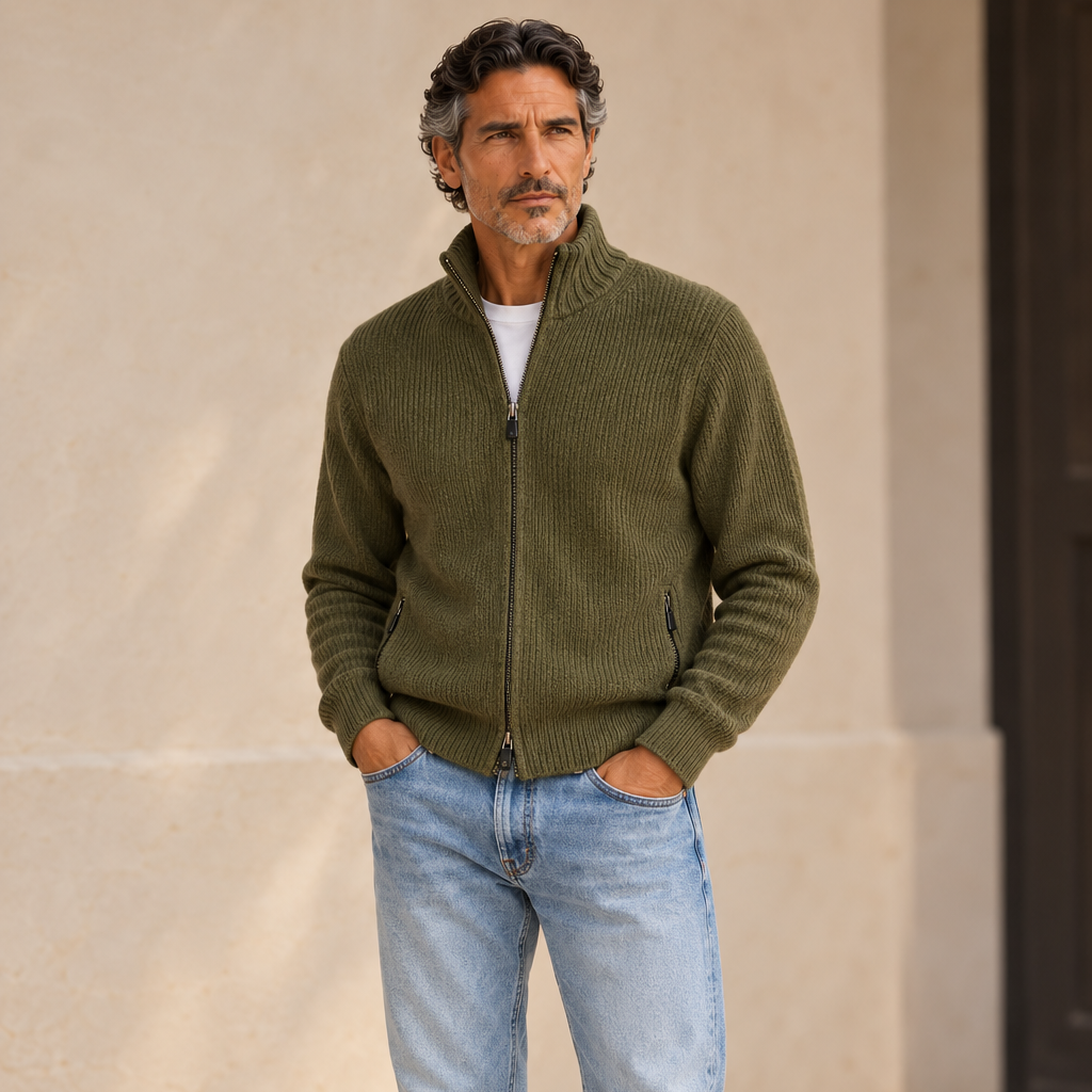 Renewed Loro Piana Zip Cardigan