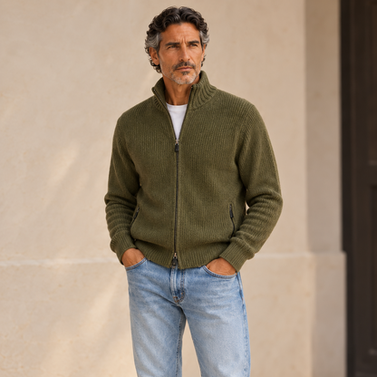 Renewed Loro Piana Zip Cardigan