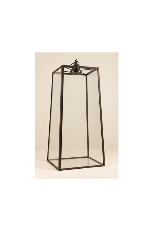 Glass Hurricane Frame for Chandelier