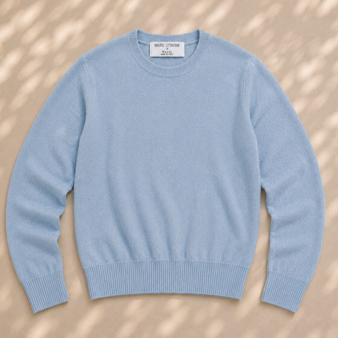 Men’s Italian Renewed Cashmere Crewneck Sweater