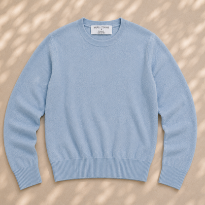 Men’s Italian Renewed Cashmere Crewneck Sweater