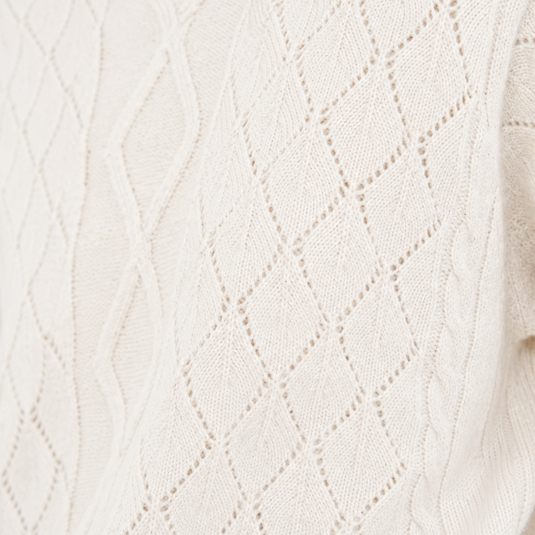Christine Cashmere Cable Sweater