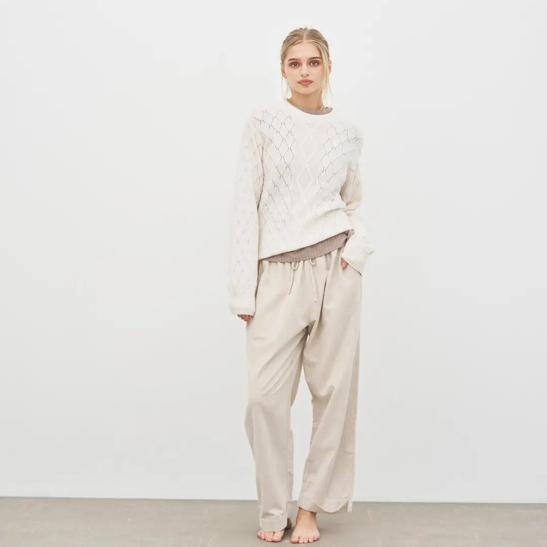 Christine Cashmere Cable Sweater