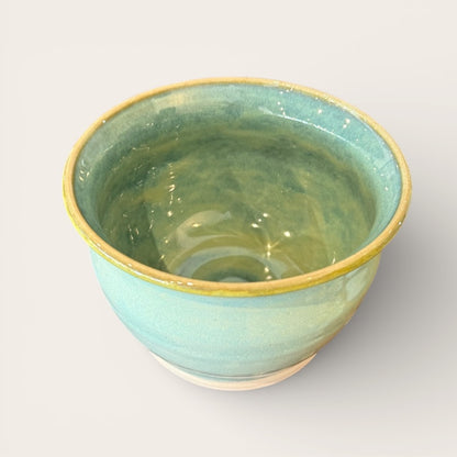 ap pottery teal bowl
