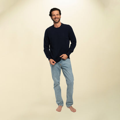 Men’s Italian Renewed Cashmere Crewneck Sweater