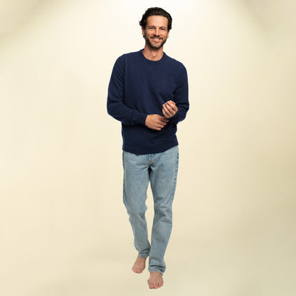 Men’s Italian Renewed Cashmere Crewneck Sweater