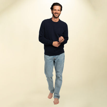 Men’s Italian Renewed Cashmere Crewneck Sweater