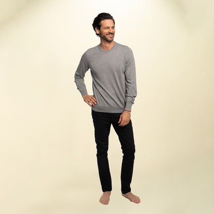 Men’s Italian Renewed Superfine Cashmere Crewneck