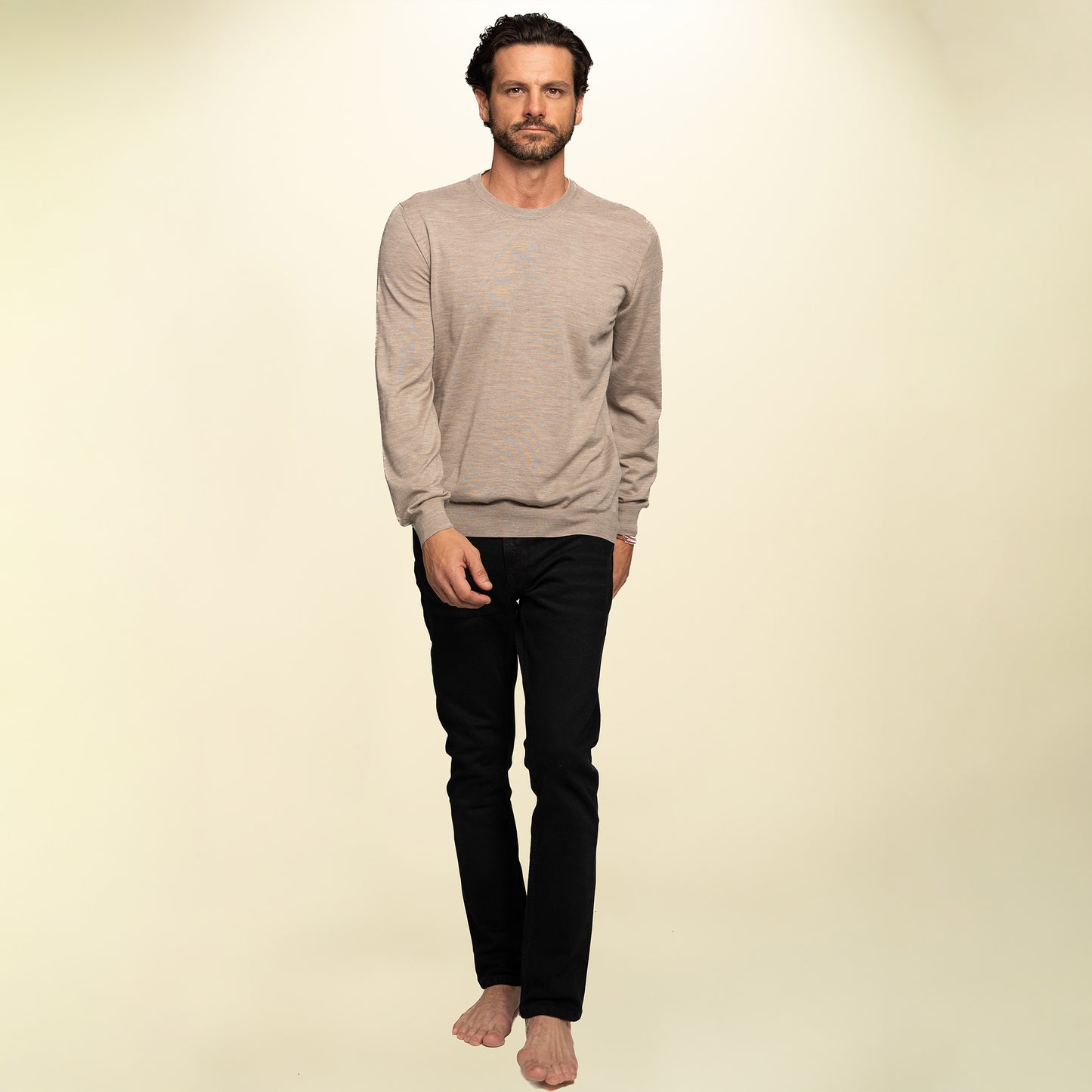 Men’s Italian Renewed Superfine Cashmere Crewneck