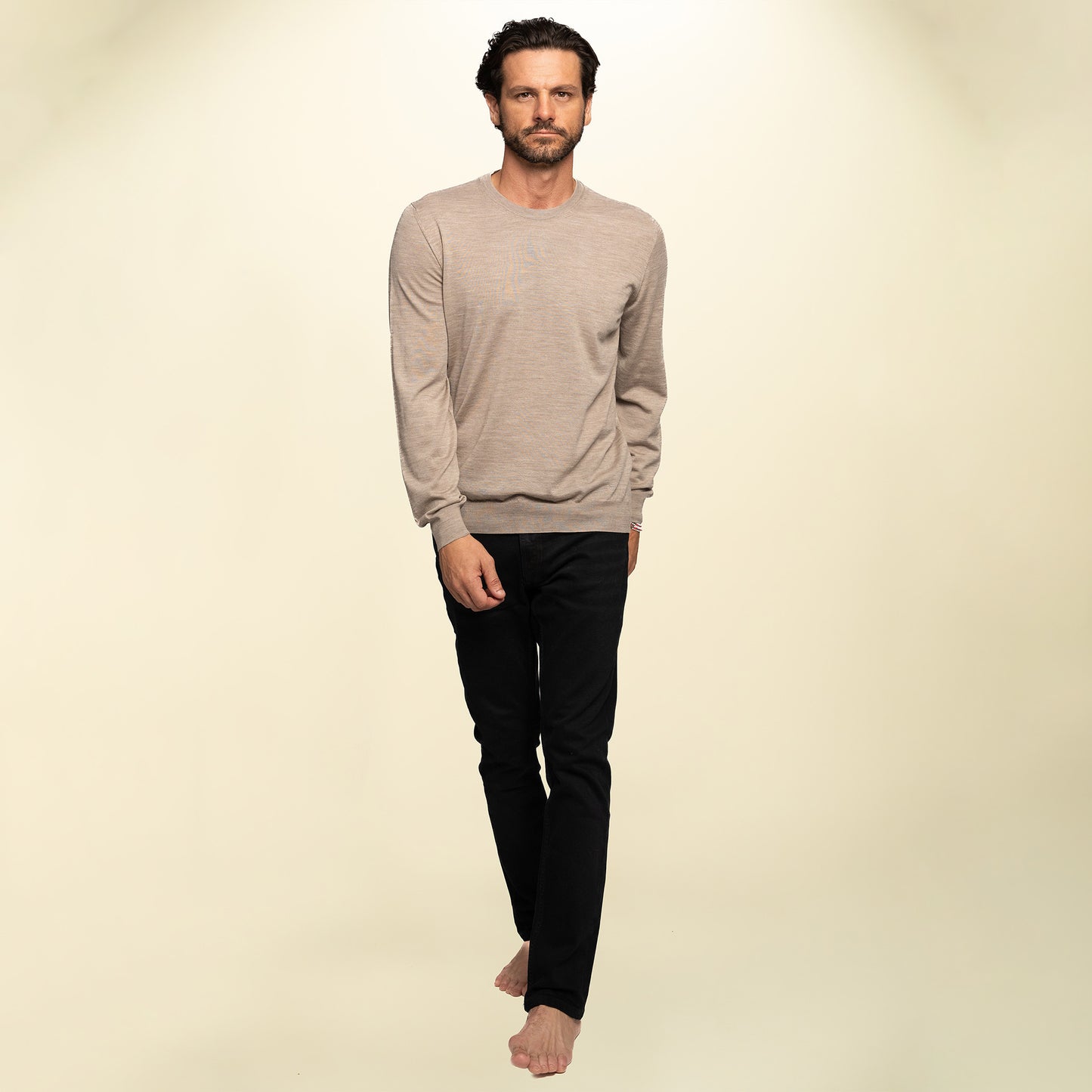 Men’s Italian Renewed Superfine Cashmere Crewneck