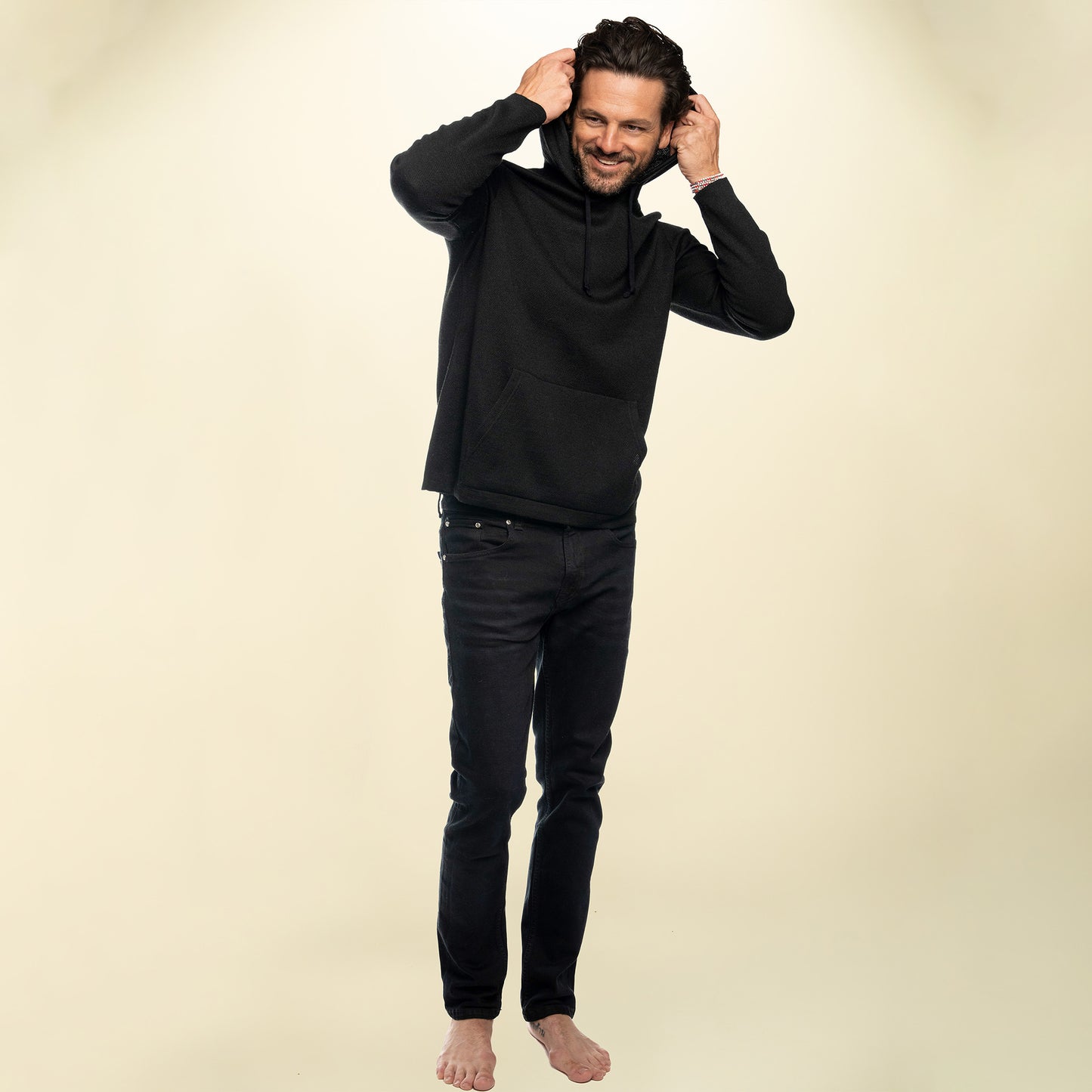 Unisex Baby Alpaca and Cotton Hoodie