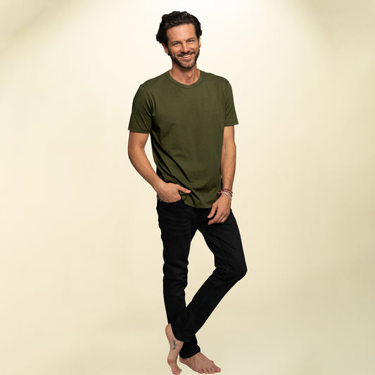 found. Men's Organic Cotton Short Sleeve Crew Neck Tee