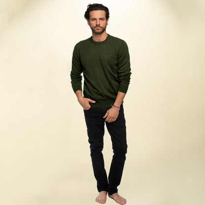 Men’s Italian Renewed Cashmere Crewneck Sweater