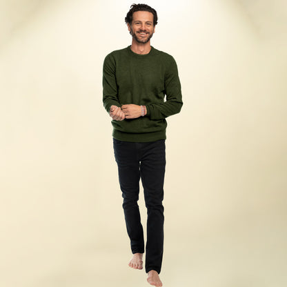 Men’s Italian Renewed Cashmere Crewneck Sweater
