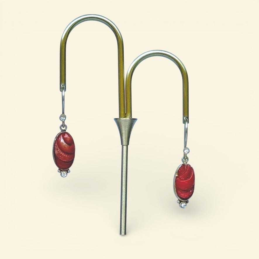 Coral Earrings