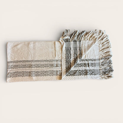 Handwoven Organic Cotton Table Runner from Bali
