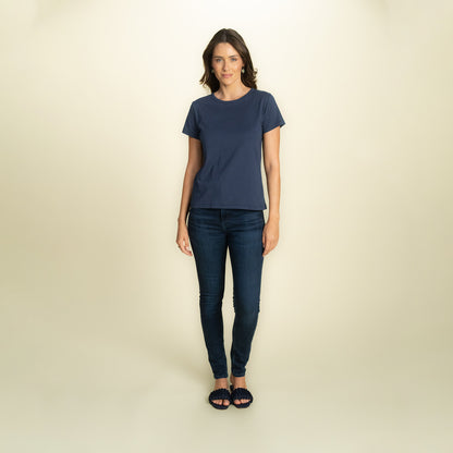 found. Women's Organic Cotton Short Sleeve Relaxed Crew Tee