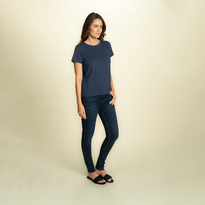found. Women's Organic Cotton Short Sleeve Relaxed Crew Tee