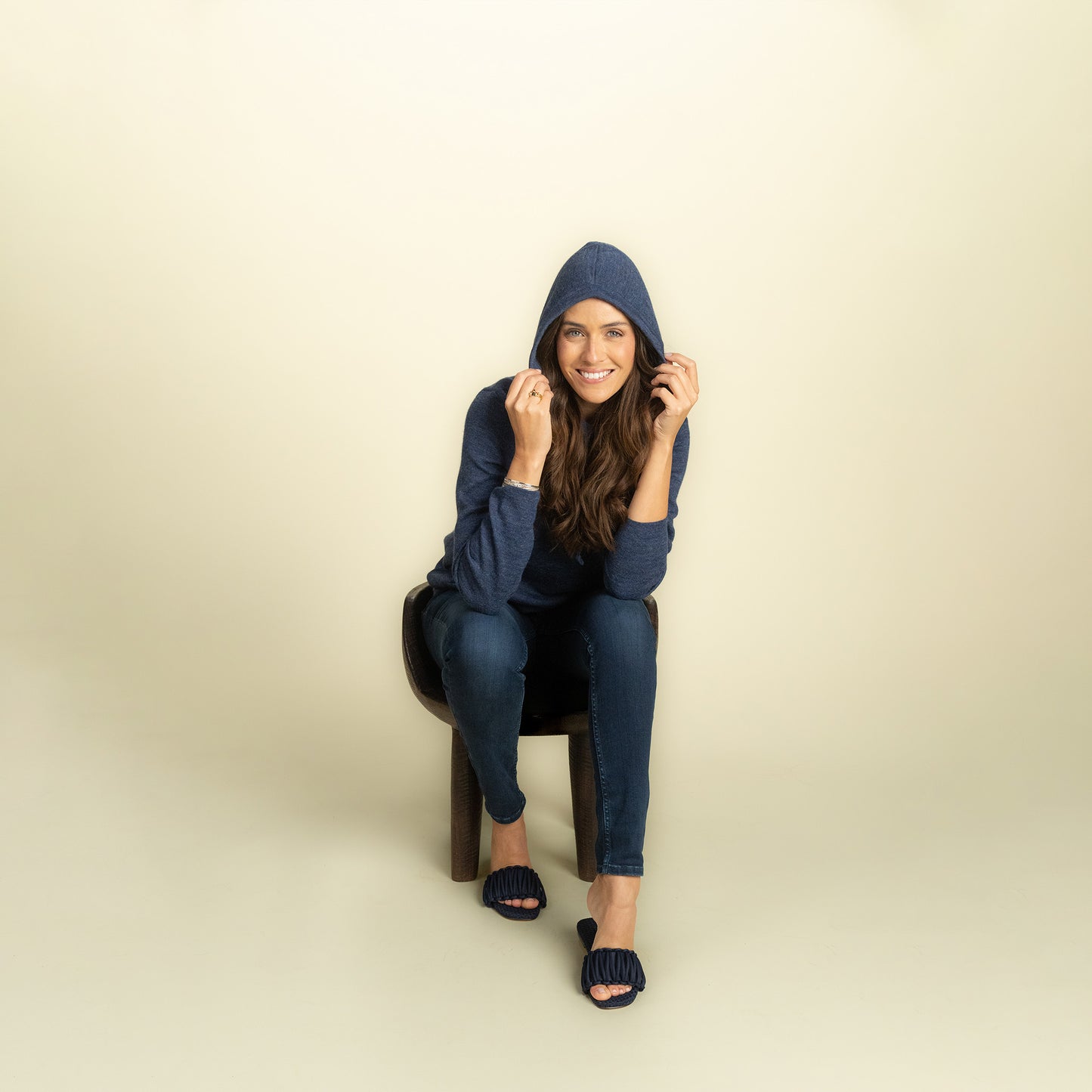 Unisex Baby Alpaca and Cotton Hoodie