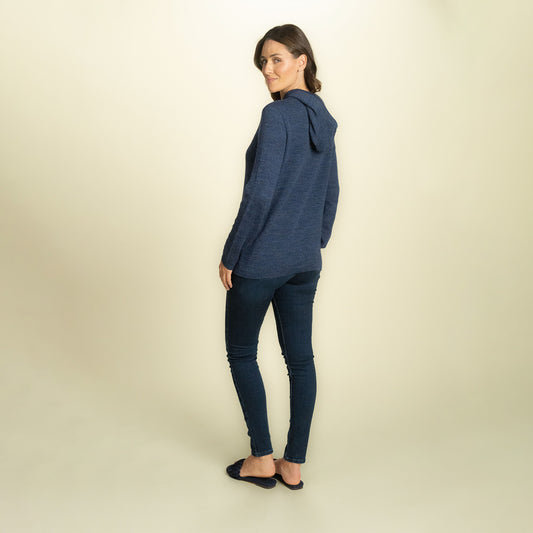 Unisex Baby Alpaca and Cotton Hoodie