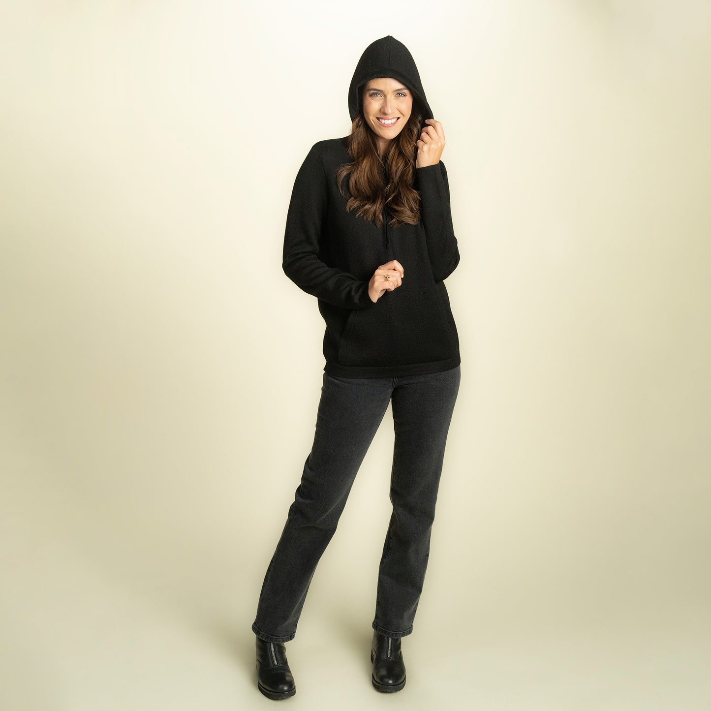 Unisex Baby Alpaca and Cotton Hoodie