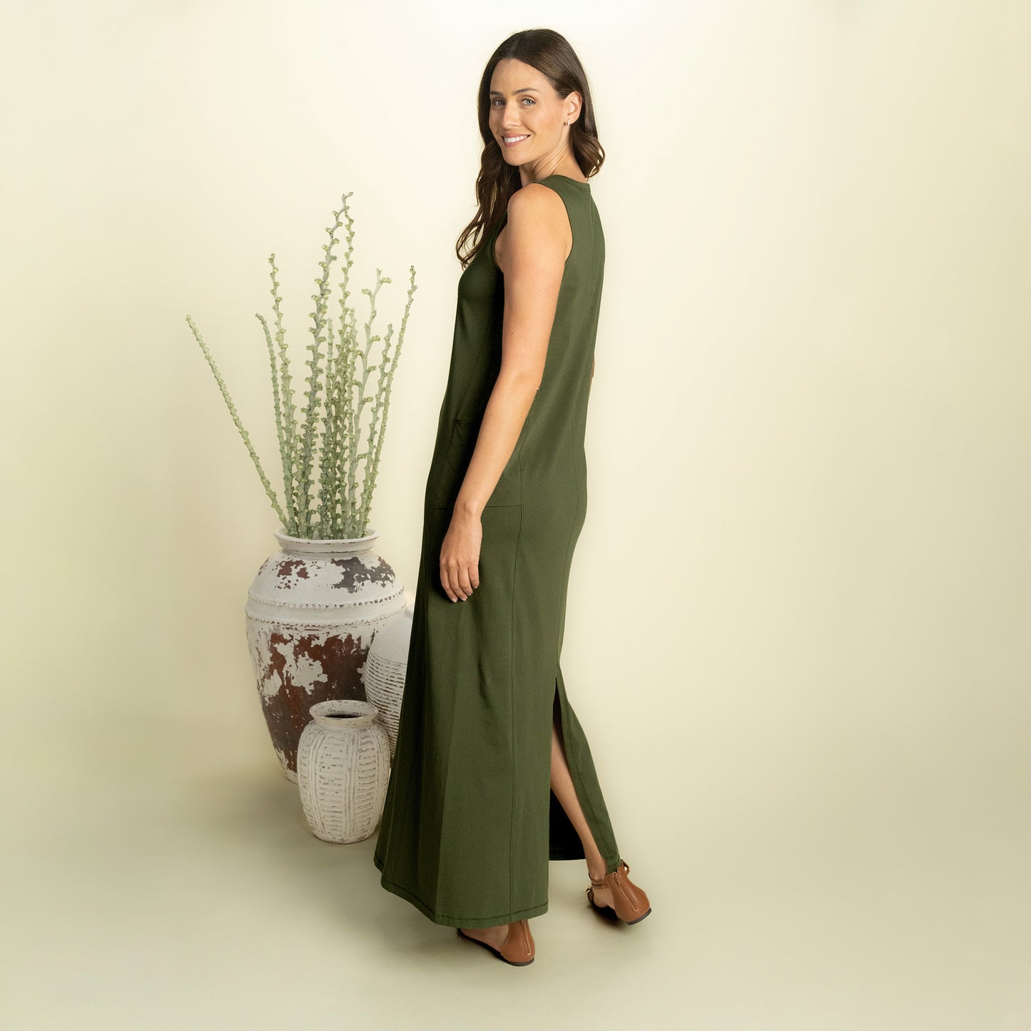 found. Women's Organic Cotton Long Dress