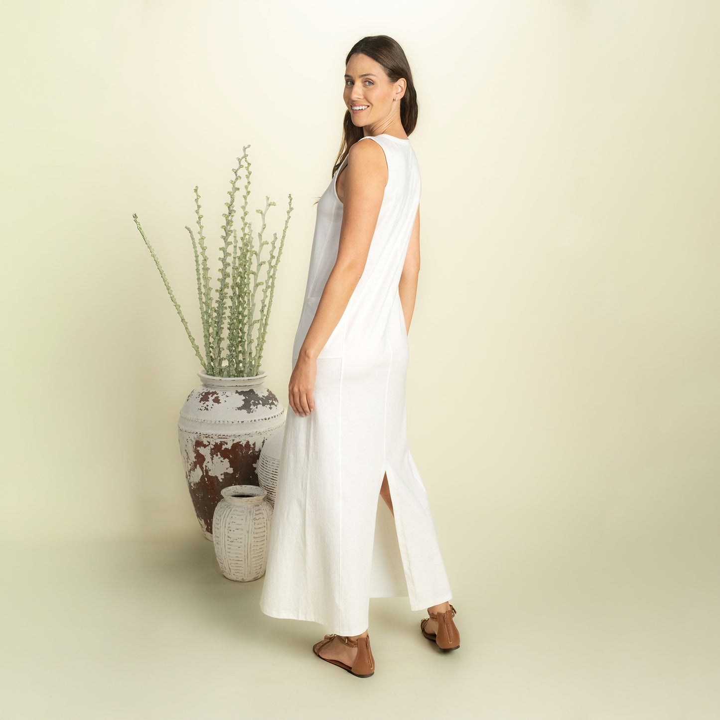 found. Women's Organic Cotton Long Dress