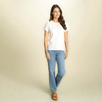 found. Women's Organic Cotton Short Sleeve Relaxed Crew Tee