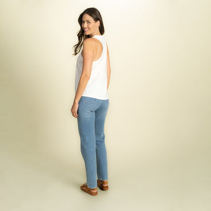 found. Women's Organic Cotton Racerback Tank