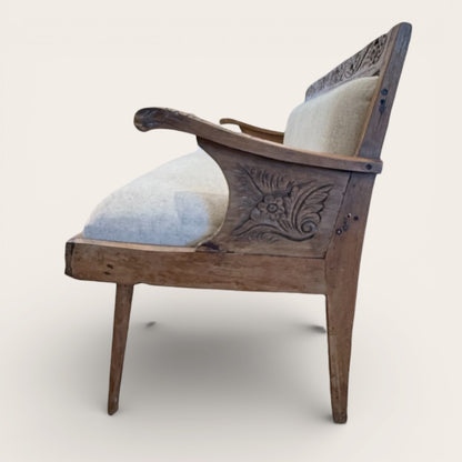 Antique Teak Settee