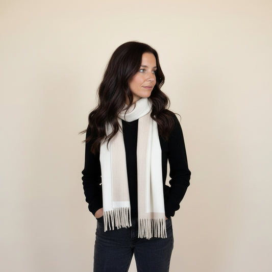 100% Peruvian Baby Alpaca Double-faced Scarf