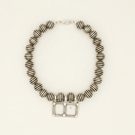 Seed Palm Beach Ethiopian Bead Necklace