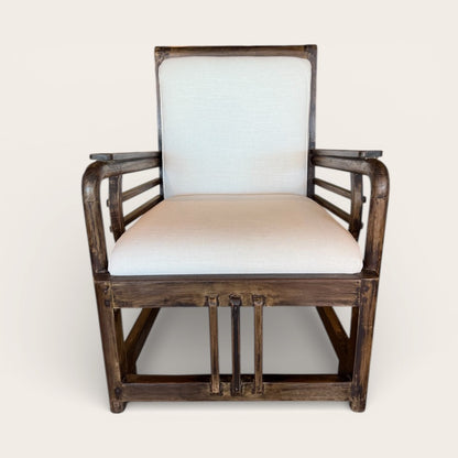 Antique Teak Occasional Armchair