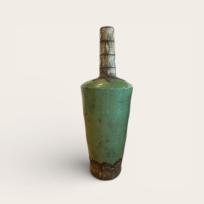 Moroccon Floor Ceramic Vase Green